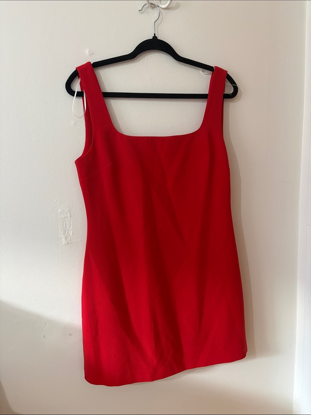 Dynamite Red Square-Neck Mini Dress